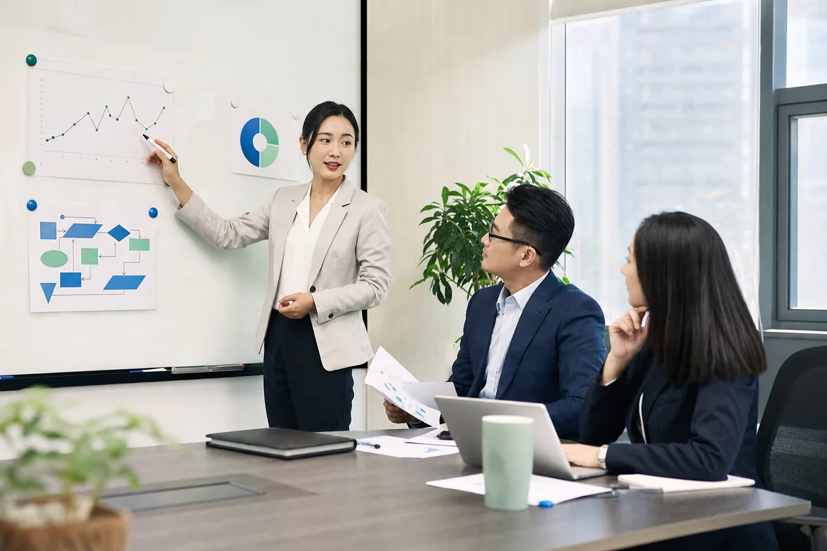 顾问与企业管理者围绕经营指标和流程证据对齐诊断目标
